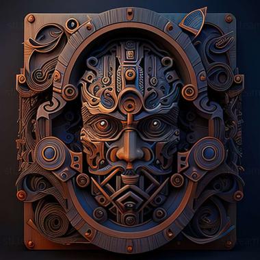 3D model Lair of the Clockwork God game (STL)